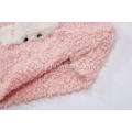 Girls gestrickter Welpen-Jacquard-Knoten-Feder-Garn-Pullover